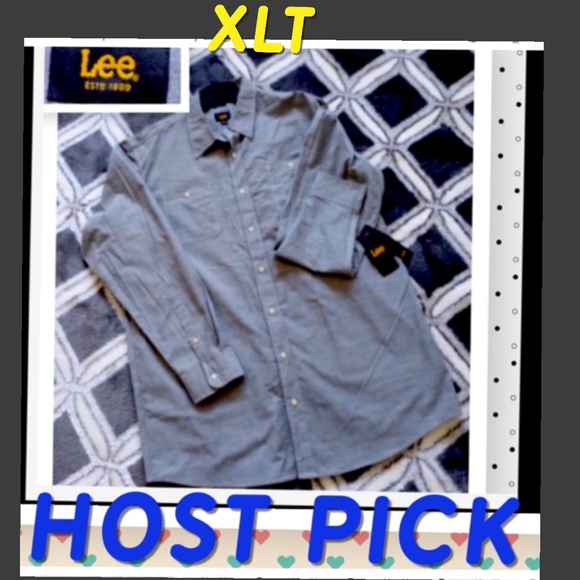 Lee Other - Lee Men Tall XL Button Shirt. Brand New with Tags.